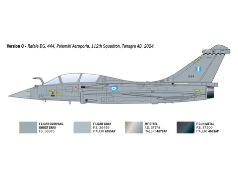 Italeri Dassault Rafale B 1/72 plastikinis lėktuvo modelis