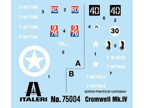Cromwell Mk. IV tanko surenkamo modelio dovanų rinkinys 1/56 su dažais ir klijais