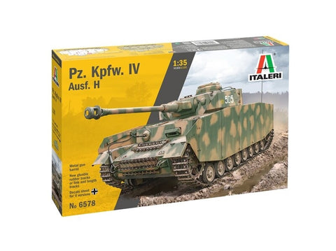 Italeri Panzer IV Ausf.H 1/35 plastikinis surinkamas modelis