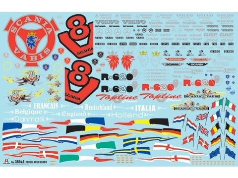 Italeri Sunkvežimio aksesuarai II 1/24 – plastikinis rinkinys