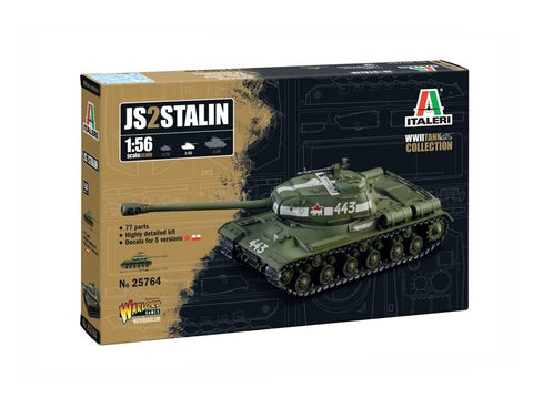 Italeri JS-2 Stalinas tanko modelis 1/56 plastikinis surenkamas