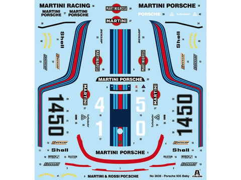 Italeri Porsche 935 Baby 1/24 plastikinis modelis, surinkimo rinkinys