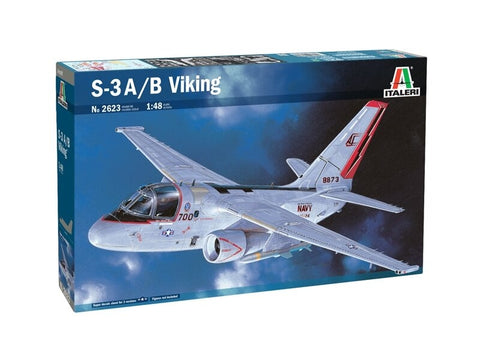 Italeri Lockheed S-3 A/B Viking 1/48 lėktuvo surinkimo rinkinys