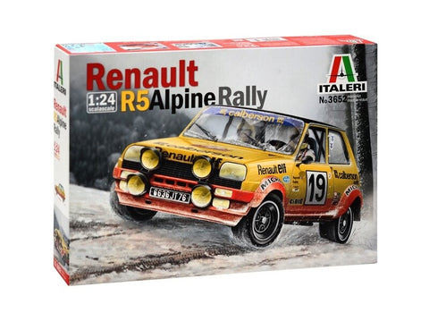 Italeri Renault R5 Alpine Rally 1/24 plastikinis surinkimo rinkinys 3652