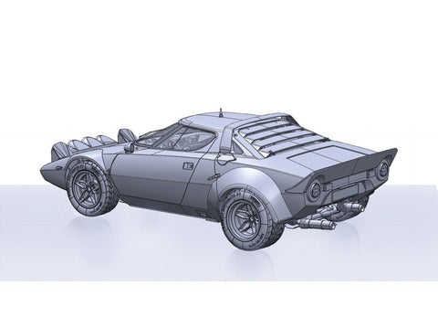 Italeri Lancia Stratos HF Gr.4 Monte Carlo 1977 1:12 surinkimo rinkinys