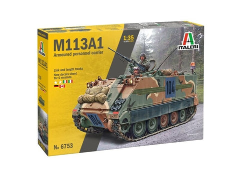 Italeri M113A1 1/35 šarvuočio plastikinis surenkamas modelis 6753