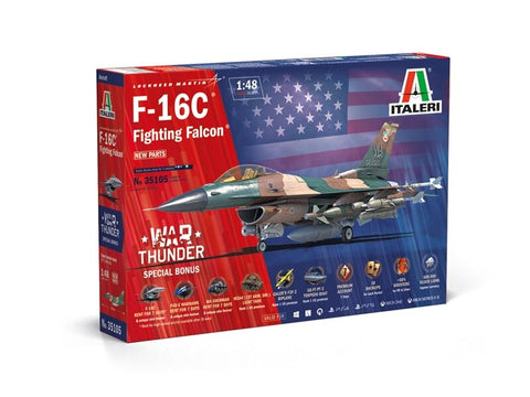 Italeri F-16C Fighting Falcon 1/48 plastikinis rinkinys (35105) WAR THUNDER