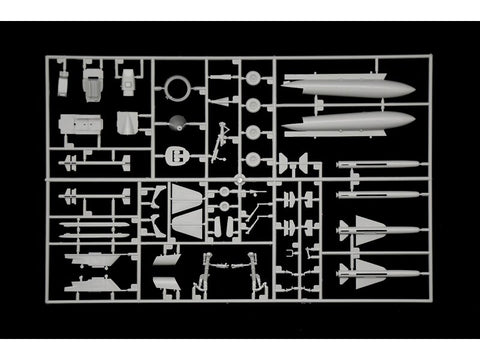 Italeri Dassault Mirage F1 C/CR 1/48 plastikinis lėktuvo modelis