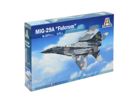 Italeri MiG-29A Fulcrum 1/72 lėktuvo surinkimo rinkinys 1377