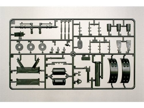 Italeri 1/24 savivarčio priekabos plastikinis surenkamas modelis