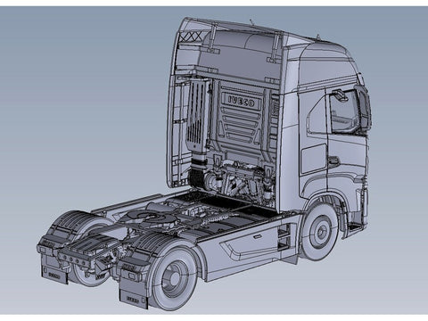 Italeri IVECO Stralis S-Way 1:24 plastikinis sunkvežimio modelio rinkinys 3963