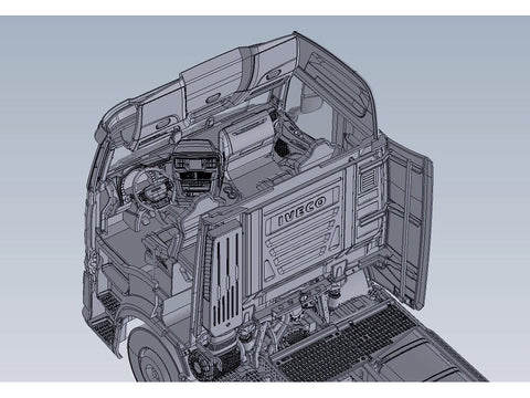 Italeri IVECO Stralis S-Way 1:24 plastikinis sunkvežimio modelio rinkinys 3963