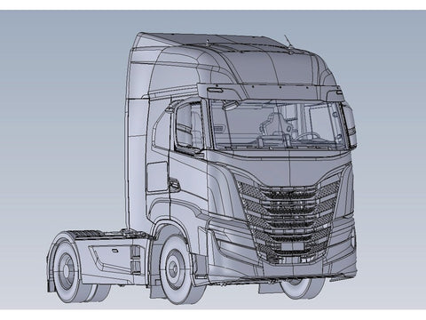 Italeri IVECO Stralis S-Way 1:24 plastikinis sunkvežimio modelio rinkinys 3963