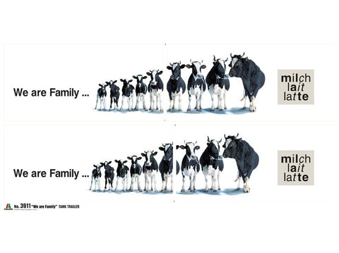 Italeri 1/24 klasikinė cisterna puspriekabė „We Are Family“ – modelis 3911