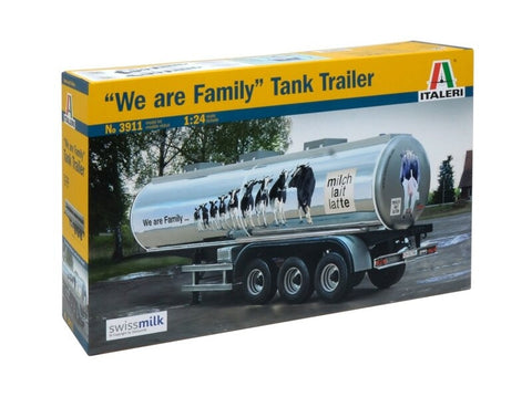 Italeri 1/24 klasikinė cisterna puspriekabė „We Are Family“ – modelis 3911