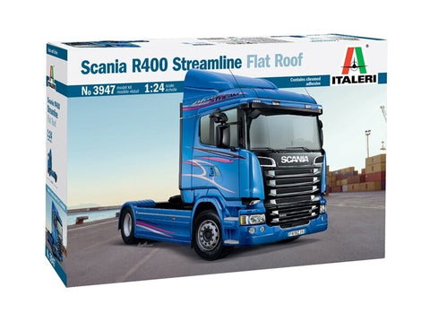 Italeri Scania R400 Streamline sunkvežimis 1/24 plastikinis rinkinys