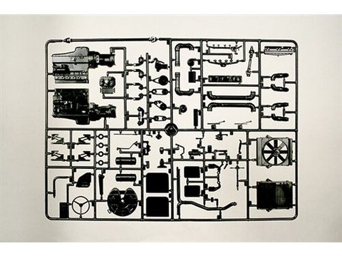 Italeri Freightliner FLC 1/24 surenkamas plastikinis sunkvežimio modelis