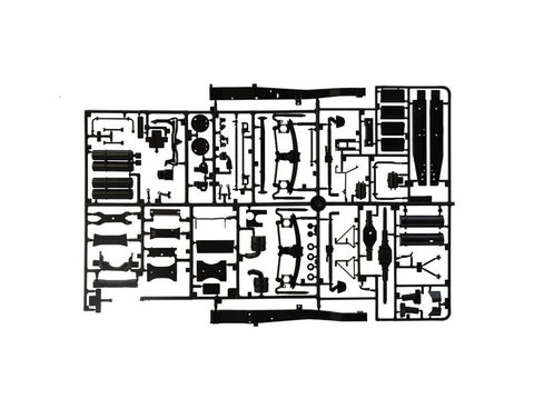 Italeri Mercedes-Benz SK 1844 LS V8 1/24 mastelis plastikinis vilkiko rinkinys