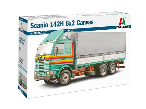 Italeri Scania 142H 6x2 Canvas sunkvežimio rinkinio modelis 1/24