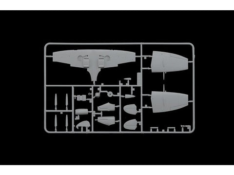 Italeri Spitfire Mk.IX dovanų rinkinys 1/72 su dažais ir klijais