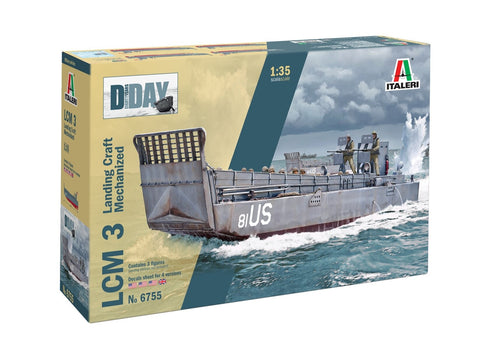 Italeri LCM 3 išsilaipinimo kateris D-Day 80 m. jubiliejus, 1/35 6755