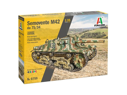 Italeri Semovente M42 75/34 Upgraded 1/35 – savaeigės patrankos rinkinys