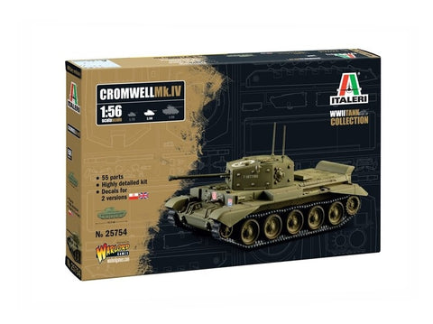 Italeri Cromwell Mk. IV tankas 1/56 plastikinis surinkimo rinkinys