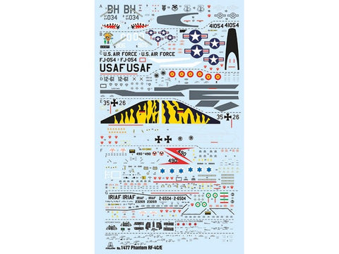 McDonnell Douglas RF-4C/E Phantom II plastikinis lėktuvo modelis 1/72