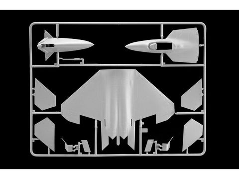 Italeri F-22 Raptor dovanų rinkinys 1/72 su dažais ir klijais