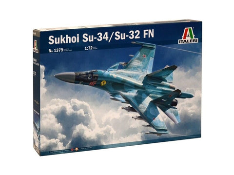 Italeri Su-34/Su-32 FN lėktuvo surenkamas rinkinys 1/72