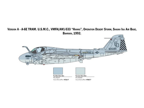Italeri Grumman A-6E Intruder Persų įlankos karas 1/72 modelis