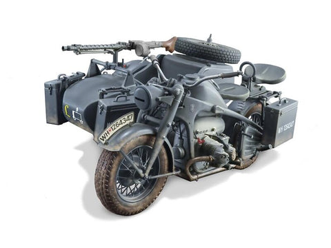 Italeri Zündapp KS 750 su vežimėliu 1/9 plastikinis modelio rinkinys 7406
