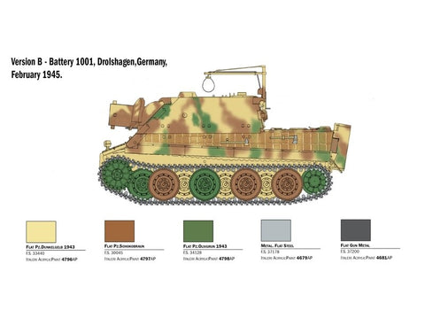 Italeri Sturmtiger 38cm RW61 tanko modelis 1/35