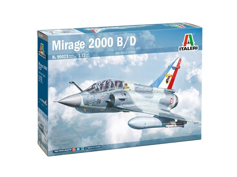 Italeri Dassault Mirage 2000 B/D 1/72 plastikinis lėktuvo modelis