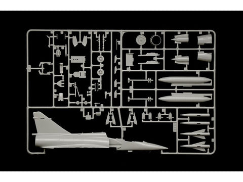 Italeri Dassault Mirage 2000 B/D 1/72 plastikinis lėktuvo modelis