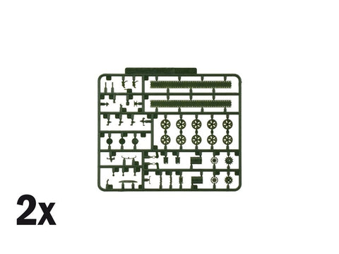 Italeri T-55A vidutinis tankas 1/72 – surenkamas plastikinis modelis