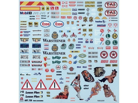 Italeri 1/24 1990-ųjų sunkvežimių aksesuarų rinkinys (0720)