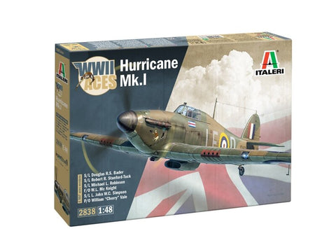 Italeri Hawker Hurricane Mk.I Aces 1/48 plastikinis surenkamas lėktuvo modelis