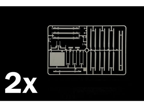 Italeri Medienos priekaba Timber Trailer 1/24 – plastikinis rinkinys (56 cm)