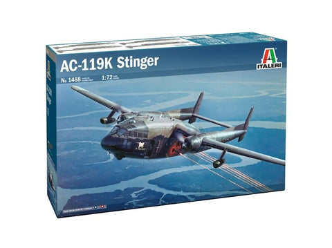 Italeri AC-119K Stinger 1/72 plastikinis lėktuvo modelio rinkinys