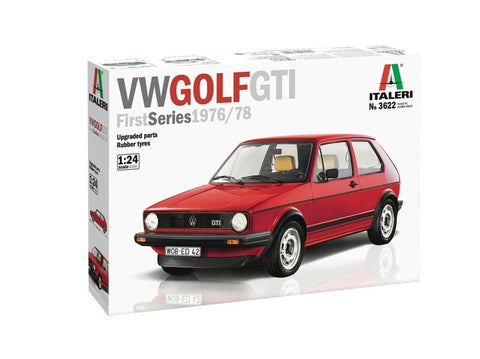 Italeri VW Golf GTI Pirmoji serija 1/24 plastikinis surenkamas modelis