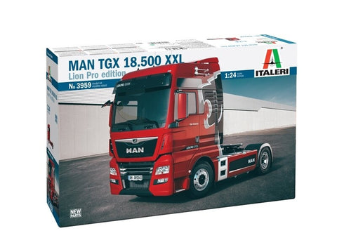 Italeri MAN TGX 18.500 Lion Pro Edition 1/24 – surenkamas sunkvežimio modelis