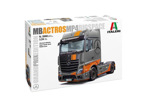 Italeri Mercedes-Benz Actros MP4 Big Space Grand Prix, 1/24 plastikinis modelis