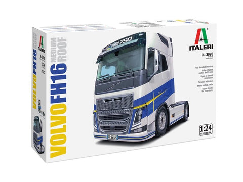 Italeri Volvo FH16 Medium Roof 1/24 plastikinis surinkimo rinkinys 3970