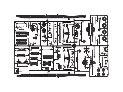 Italeri Mercedes-Benz 2238 6x4 sunkvežimis, plastikinis modelis 1/24