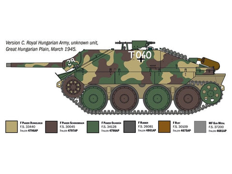 Italeri Jagdpanzer 38(t) Hetzer 1:35 plastikinis modelis