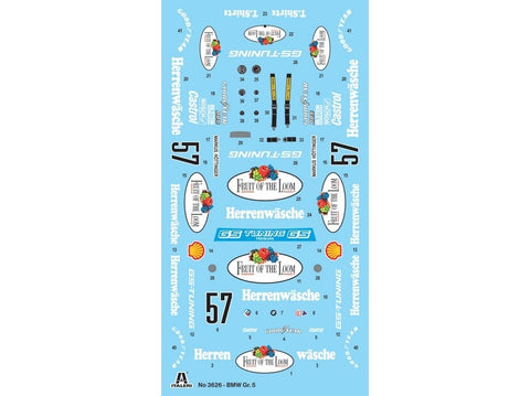 Italeri BMW 320 Group 5 1/24 plastikinis surinkimo rinkinys (3626)