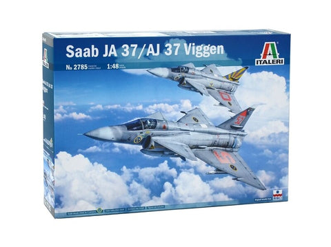 Italeri Saab Viggen JA37/AJ37 1/48 plastikinis lėktuvo modelis (2785)
