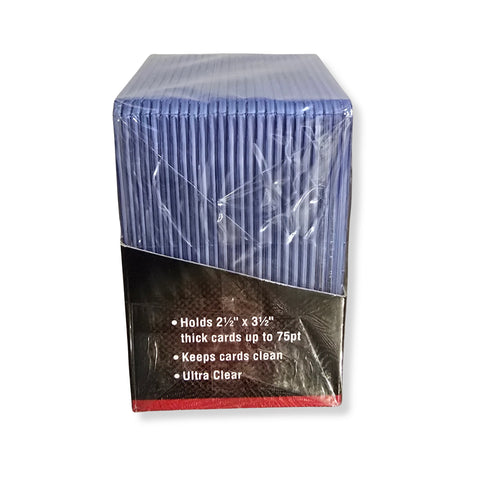 Ultra PRO 3x4 skaidrūs 75pt Toploader laikikliai kolekcinėms kortoms, 25 vnt