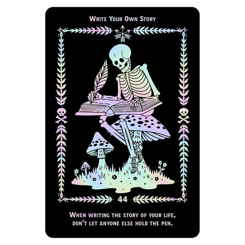 Morbid Mirror Oracle orakulo kaladė su 204 psl. vadovu, 77 kortos